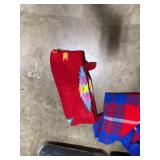 Collection of Plaid and Patterned Throw Blankets with Storage Tote