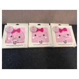 3 Packs Of Toddler Swaddle And Beanie Sets