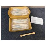 10 Pack Of Gold Colored Drawer Handles