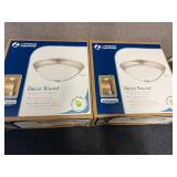 2 Packs Of Lithonia Lighting Dcor Round Lights
