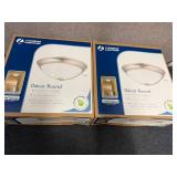 2 Packs Of Lithonia Lighting Dcor Round Lights