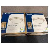 2 Packs Of Lithonia Lighting Dcor Round Lights