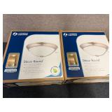 2 Packs Of Lithonia Lighting Dcor Round Lights