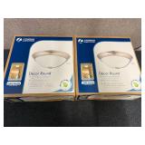 2 Packs Of Lithonia Lighting Dcor Round Lights
