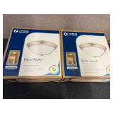 2 Packs Of Lithonia Lighting Dcor Round Lights