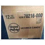12 Bags Of Good And Plenty Candy