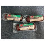 3 Tubes Of Garlic Summer Sausage