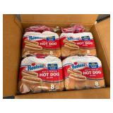 4 X 8Ct Bags Of Hostess Hot Dog Buns
