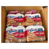 4 X 8Ct Bags Of Hostess Hot Dog Buns