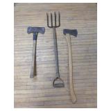 Axes and Hay Fork