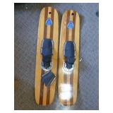 Water Skis and Inner Tube