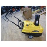 Steele 21" Snowblower for Parts or Repair