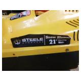 Steele 21" Snowblower for Parts or Repair