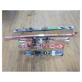 5 Pair of Downhill Skis
