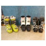 3 Pair of Youth Downhill Ski Boots