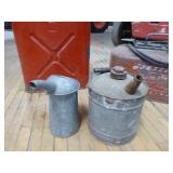 Jerry Can, Gas Tank and Oil Cans