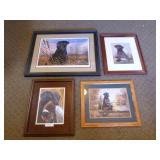 4 Labrador Retriever Framed Prints