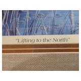 7 Framed Waterfowl Prints and 1 Unframed Print