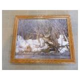 7 Framed Waterfowl Prints and 1 Unframed Print