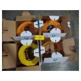 (4) Cat 5E Wire, Partial Rolls...