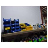 Contents of Shelf Including Poly bi...