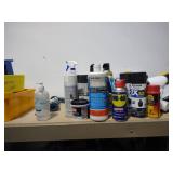 Contents of Shelf Including Poly bi...