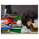 Contents of Shelf Including TV Hard...