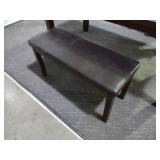 Table, 66x36, Bench, & (4) Chairs...