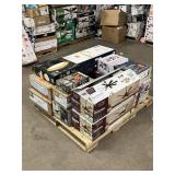 Massive Pallet of Brand Name Misc Faucets, Showers, Fixtures, Towel Bars, Bathroom Fans, Ceiling Fans, Lights, and More (Parts Only) (Great for eBay Sellers)