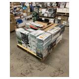 Massive Pallet of Brand Name Misc Faucets, Showers, Fixtures, Towel Bars, Bathroom Fans, Ceiling Fans, Lights, and More (Parts Only) (Great for eBay Sellers)