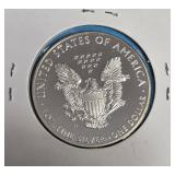 2012 W - American Silver Eagle - Proof Mint - 1 Oz. Fine Silver  ( 882,260 Minted)