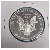 2014 W - American Silver Eagle - Proof Mint - 1 Oz. Fine Silver  (994,757 Minted)