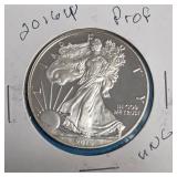 2016 W - American Silver Eagle - Proof Mint - 1 Oz. Fine Silver  (779,629 Minted)
