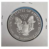 2016 W - American Silver Eagle - Proof Mint - 1 Oz. Fine Silver  (779,629 Minted)
