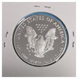 2017 W - American Silver Eagle - Proof Mint - 1 Oz. Fine Silver  (440.596 Minted)