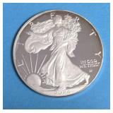 2024 W - American Silver Eagle - Proof Mint - 1 Oz. Fine Silver  (373,083 Minted)