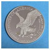 2024 W - American Silver Eagle - Proof Mint - 1 Oz. Fine Silver  (373,083 Minted)