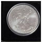 2017  - American Silver Eagle - Proof Mint - 1 Oz. Fine Silver  - In Original Box and Velveteen Case - COA