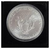 2017  - American Silver Eagle - Proof Mint - 1 Oz. Fine Silver  - In Original Box and Velveteen Case - COA