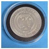 2 Oz. Fine Silver - Gladiator Fine Silver Coin-Airtite Case