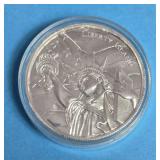 2 Oz. Fine Silver - Liberty Island/American Landmarks Silver Coin- Airtite Case