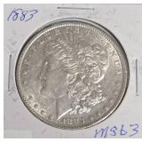 1883  - Silver Morgan - MS63