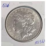 1886 - Silver Morgan - MS64 - Brilliant Luster