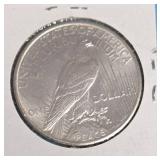 1924 - Silver Peace Dollar - Uncirculated Condition