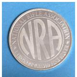 NRA 151 Year Anniversary Silver Round -One Troy Oz. -  .999 Fine Silver  - Uncirculated Condition