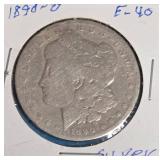 1890 O Morgan Silver Dollar - F-40