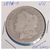 1896 O Morgan Silver Dollar - VG