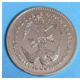 1984-AA Ronald Reagan Double Eagle Presidential Commemorative Silver Coin - Uncirculated Condition  - Layered in pure .999 Silver