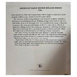 American Eagle Silver Dollars  1986 -   (Book is Empty)