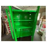 Large Cabinet-Glass Doors-No Keys- See Photo For Measurements